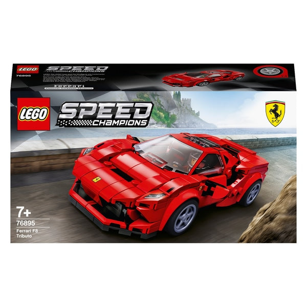 LEGO 76895 Carro de corrida Speed Champions Ferrari F8 Tributo