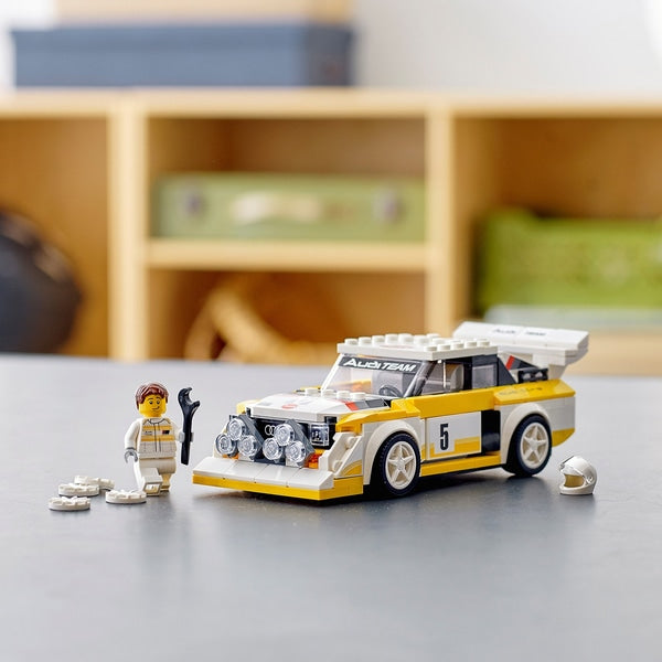 LEGO 76897 Carro de corrida Audi Sport Quattro S1 campeões de velocidade