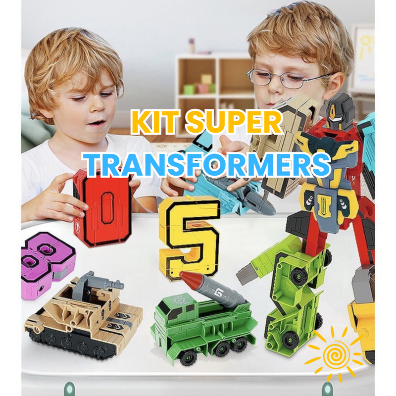 Super Transformers - Números, veículos e o Super Robô - Criativa Kids