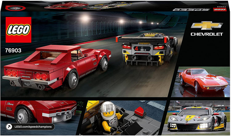 LEGO 76903 - Carro de corrida Chevrolet Corvette C8.R dos campeões da velocidade