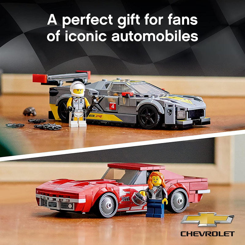 LEGO 76903 - Carro de corrida Chevrolet Corvette C8.R dos campeões da velocidade