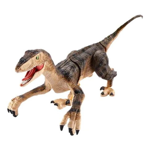 Dinossauro de controle remoto - Velociraptor Brincalhão - Criativa Kids