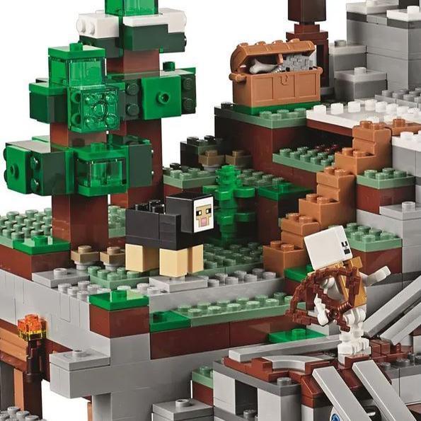 Blocos de Montar Minecraft Caverna da Montanha 1000 Peças – Estilo Lego