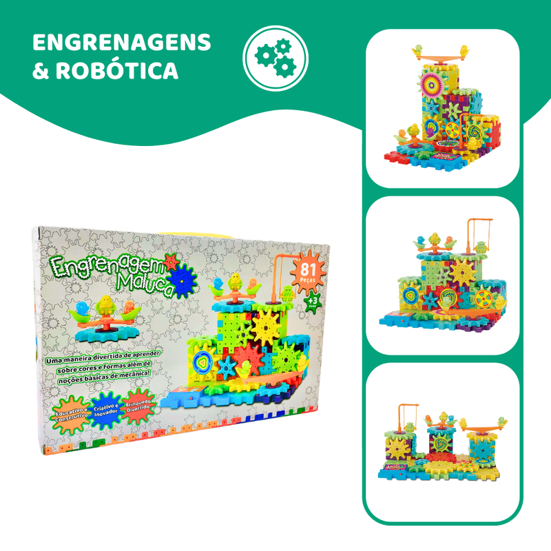 Engrenagem Maluca 81pcs