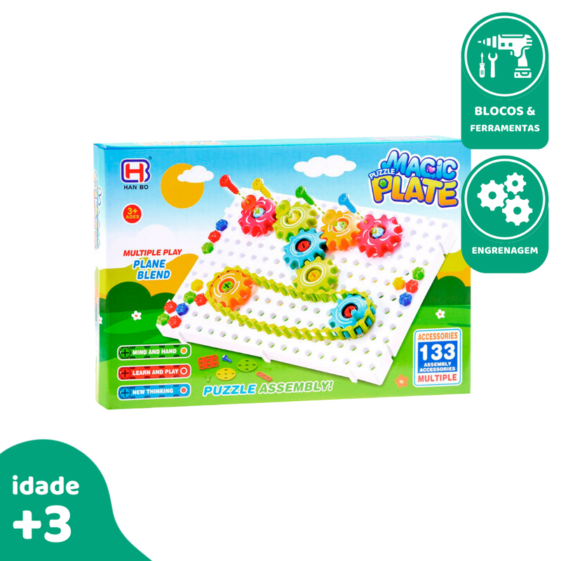 Puzzle Toys Magic Plate 133pcs