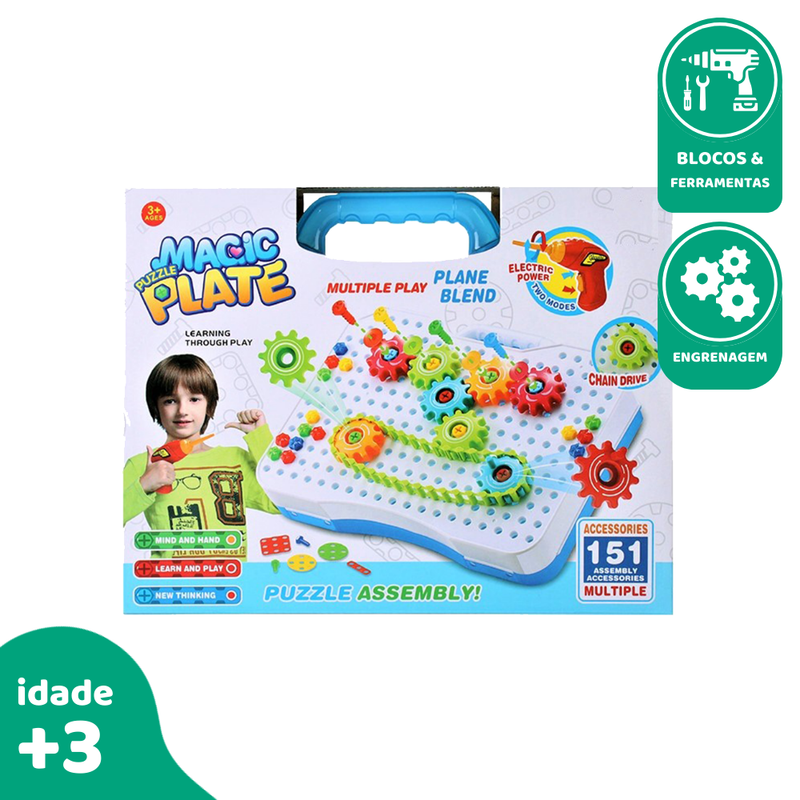 Puzzle Toys Magic Plate 151pcs