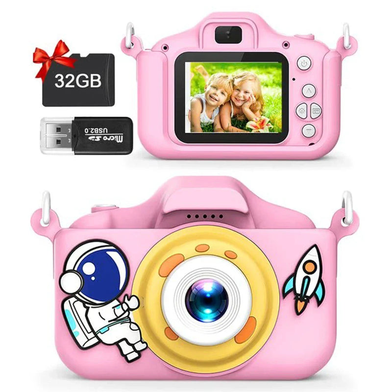 Kit Câmera Digital Infantil - Criativa Kids - Acompanha Cartão de Memória 32GB de Graça!