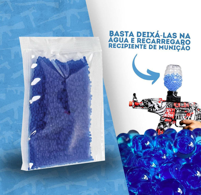 [COMPRE 1 LEVE 2] Brinqueado lançadora de Bolinhas de Gel com Brindes - Colorida v2