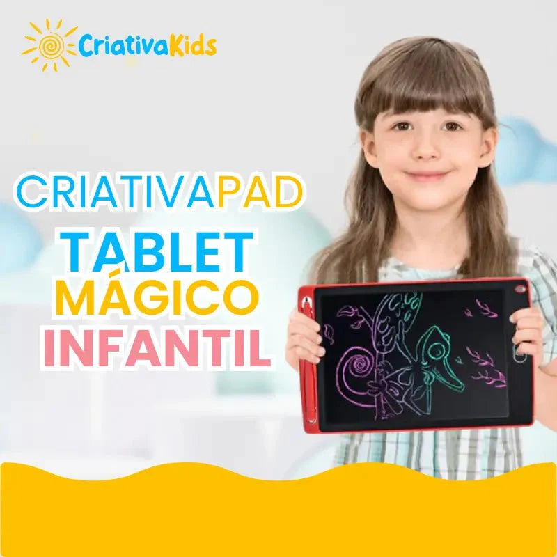 CriativaPad - Tablet Mágico Infantil