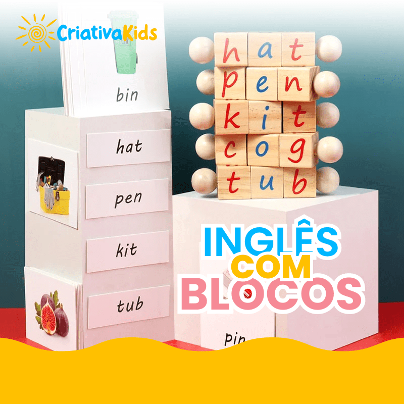 Inglês com blocos - Criativa Kids