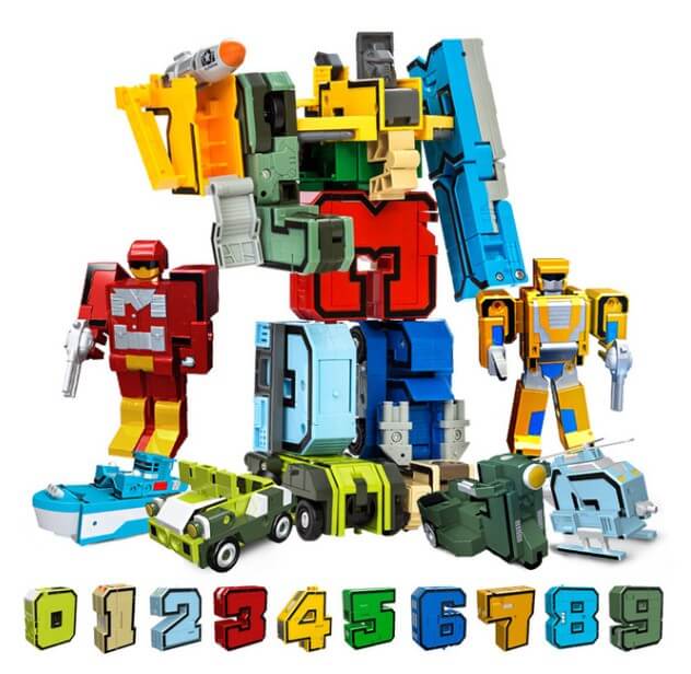 Super Transformers - Números, veículos e o Super Robô - Criativa Kids